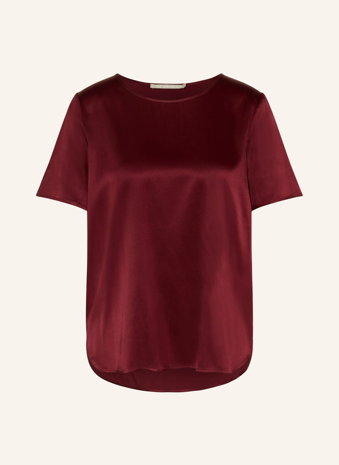 (The Mercer) N.Y. Blusenshirt Aus Seide rot von (THE MERCER) N.Y.