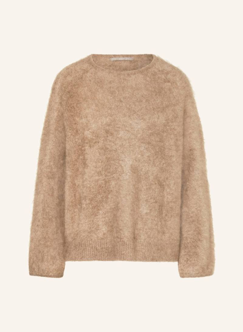 (The Mercer) N.Y. Cropped-Pullover Aus Cashmere beige von (THE MERCER) N.Y.