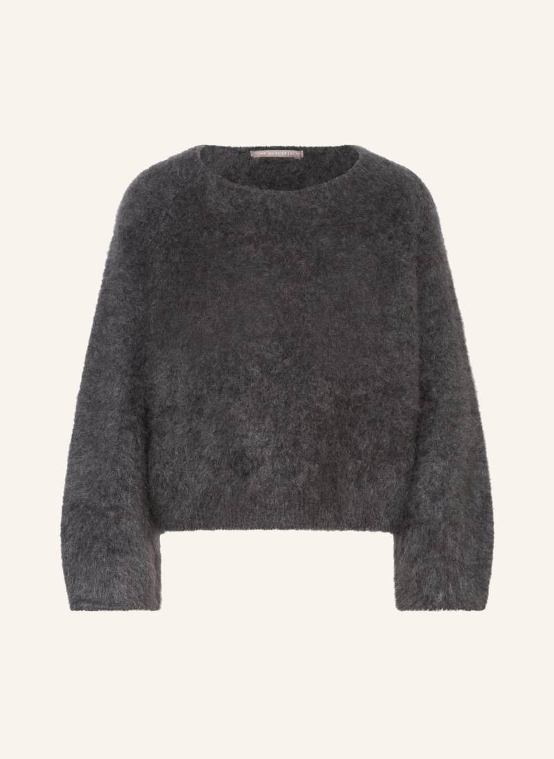 (The Mercer) N.Y. Cropped-Pullover Aus Cashmere grau von (THE MERCER) N.Y.