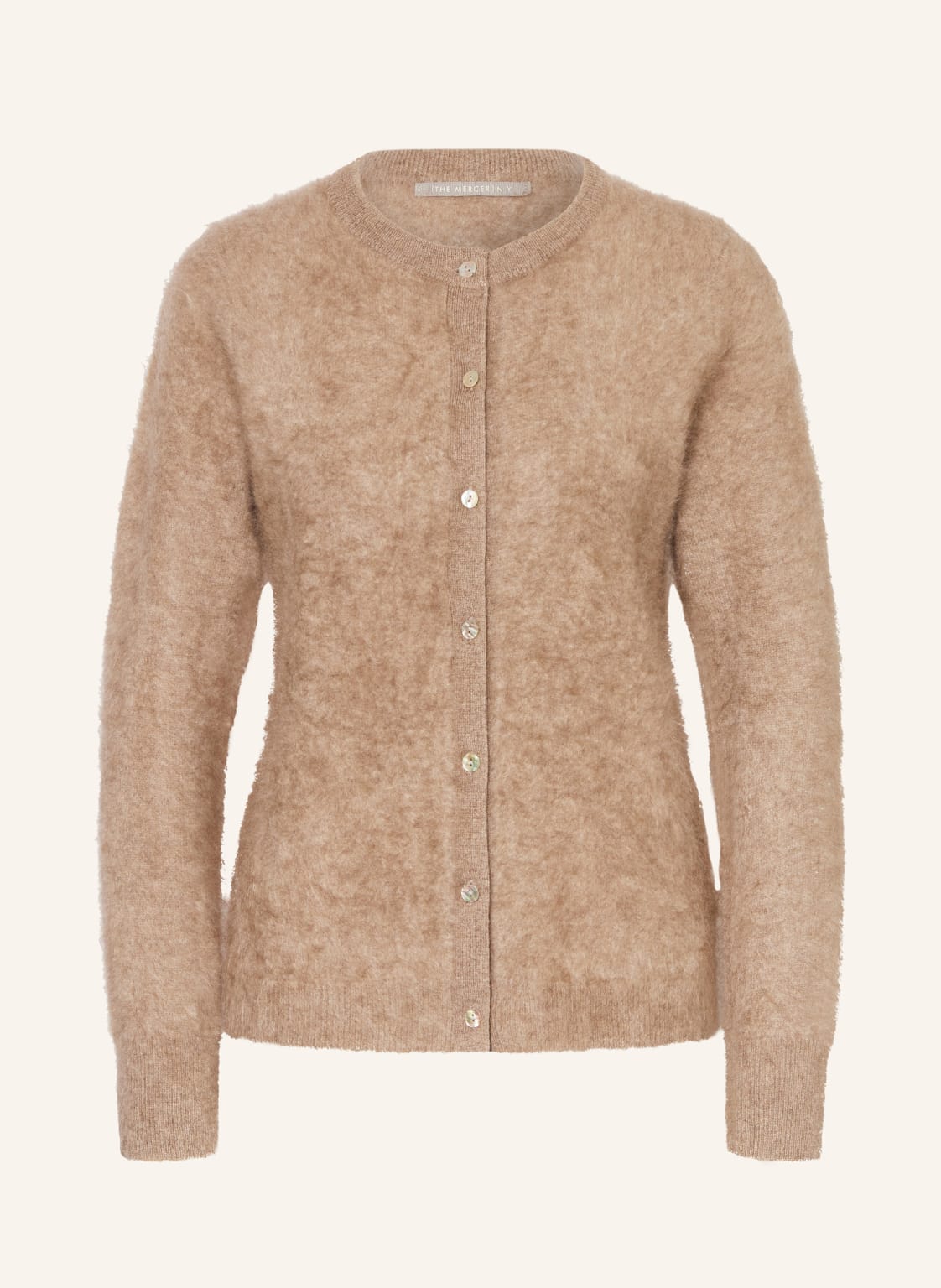 (The Mercer) N.Y. Strickjacke Aus Cashmere beige von (THE MERCER) N.Y.