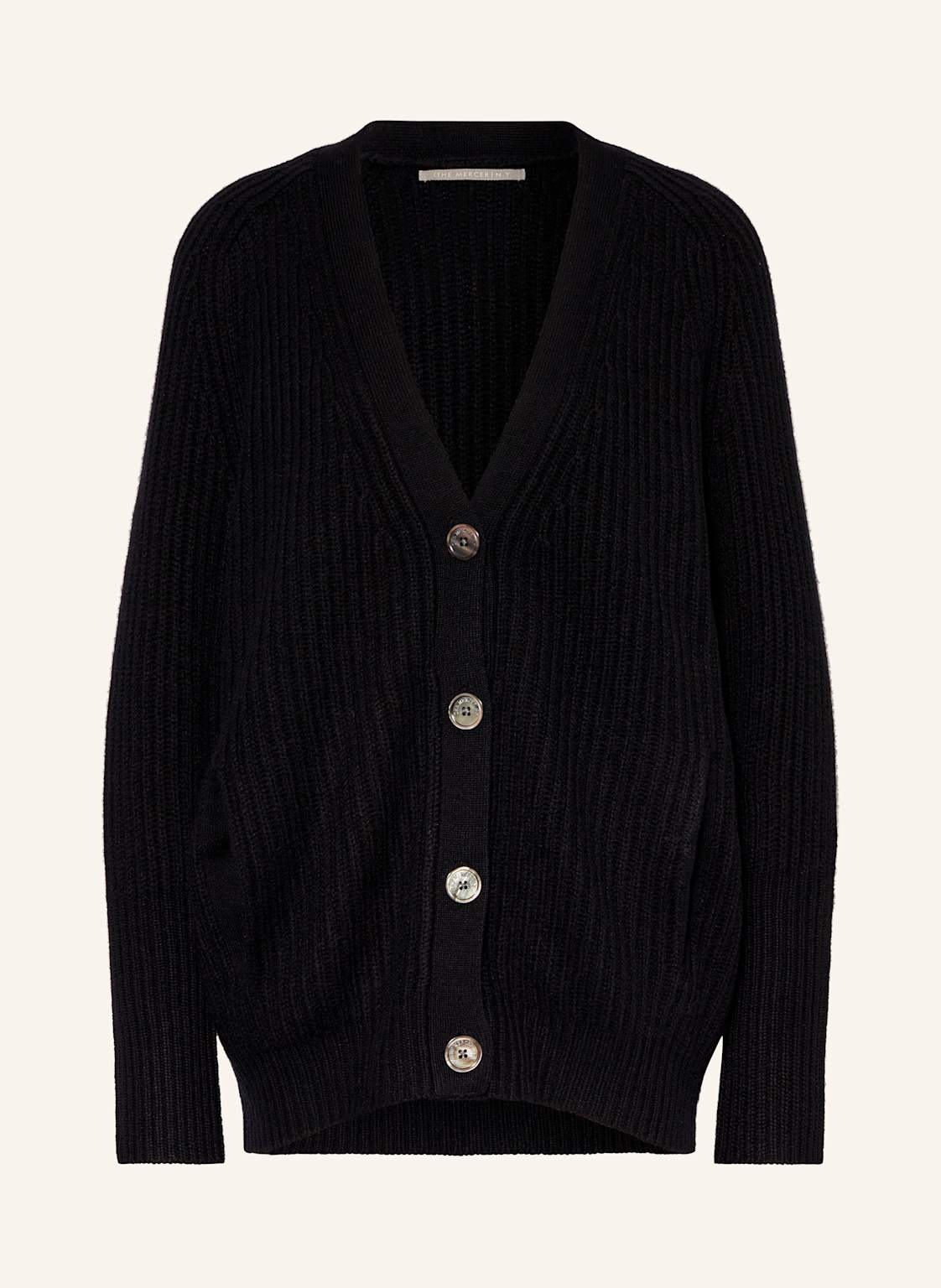 (The Mercer) N.Y. Strickjacke Aus Cashmere schwarz von (THE MERCER) N.Y.