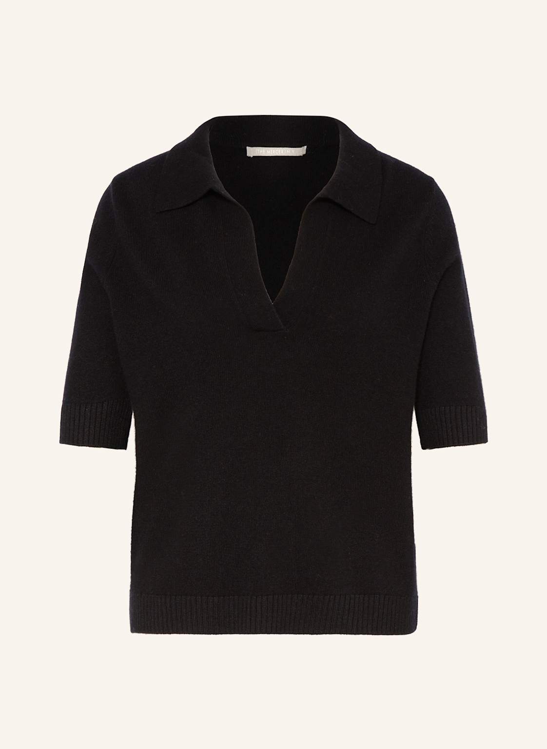 (The Mercer) N.Y. Strickshirt Aus Cashmere schwarz von (THE MERCER) N.Y.