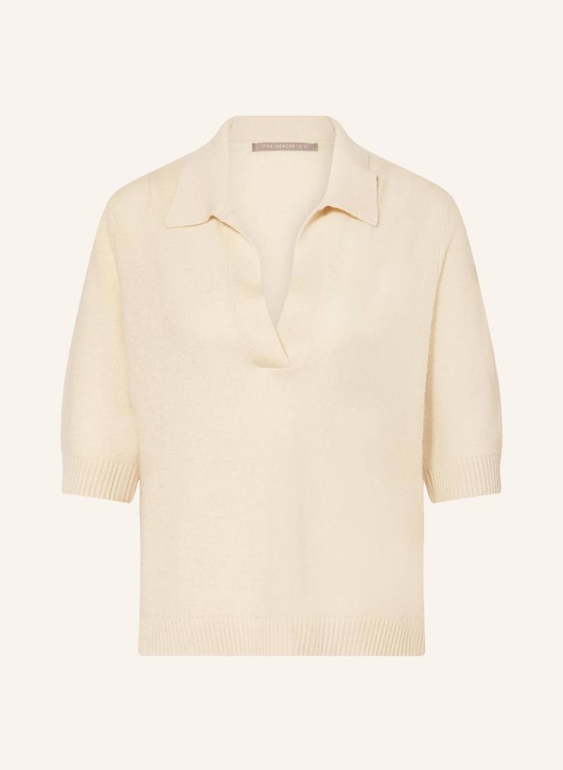 (The Mercer) N.Y. Strickshirt Aus Cashmere weiss von (THE MERCER) N.Y.