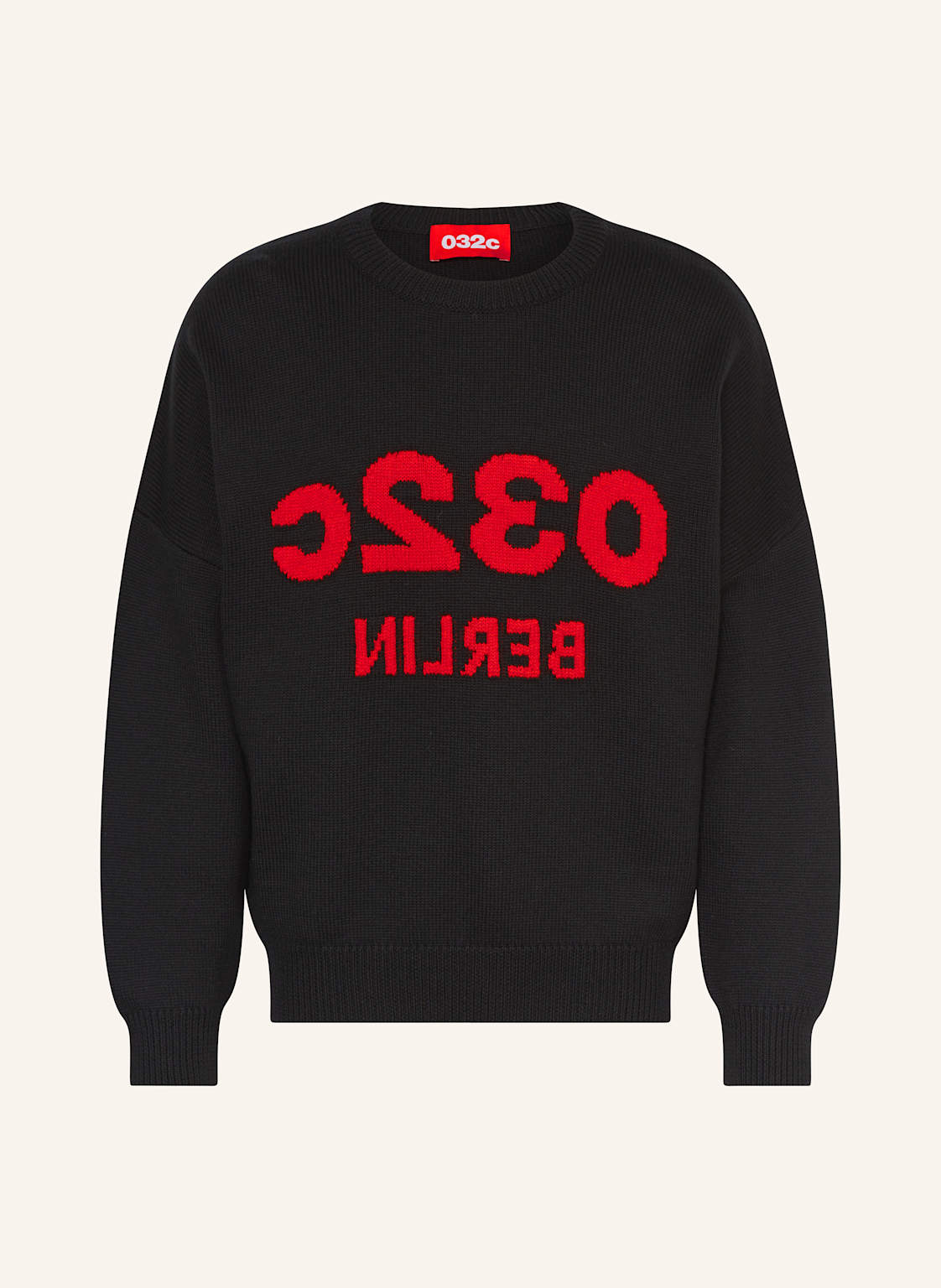 032c Pullover Selfie schwarz von 032c