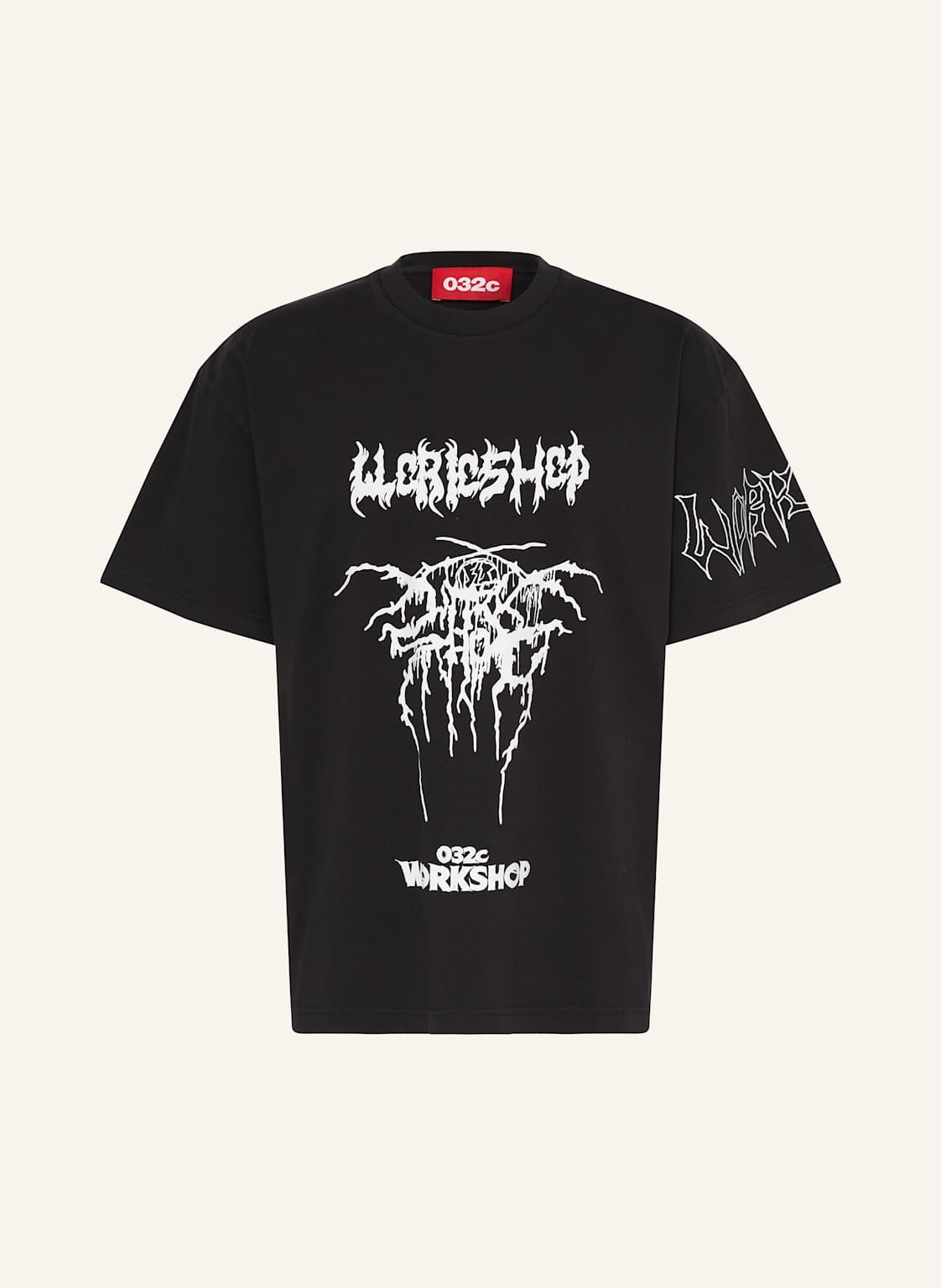 032c T-Shirt Armour schwarz 032c T-Shirt Armour schwarz von 032c