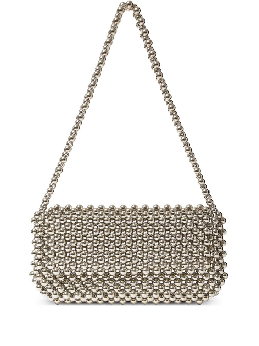 0711 Clover beaded shoulder bag - Silver von 0711