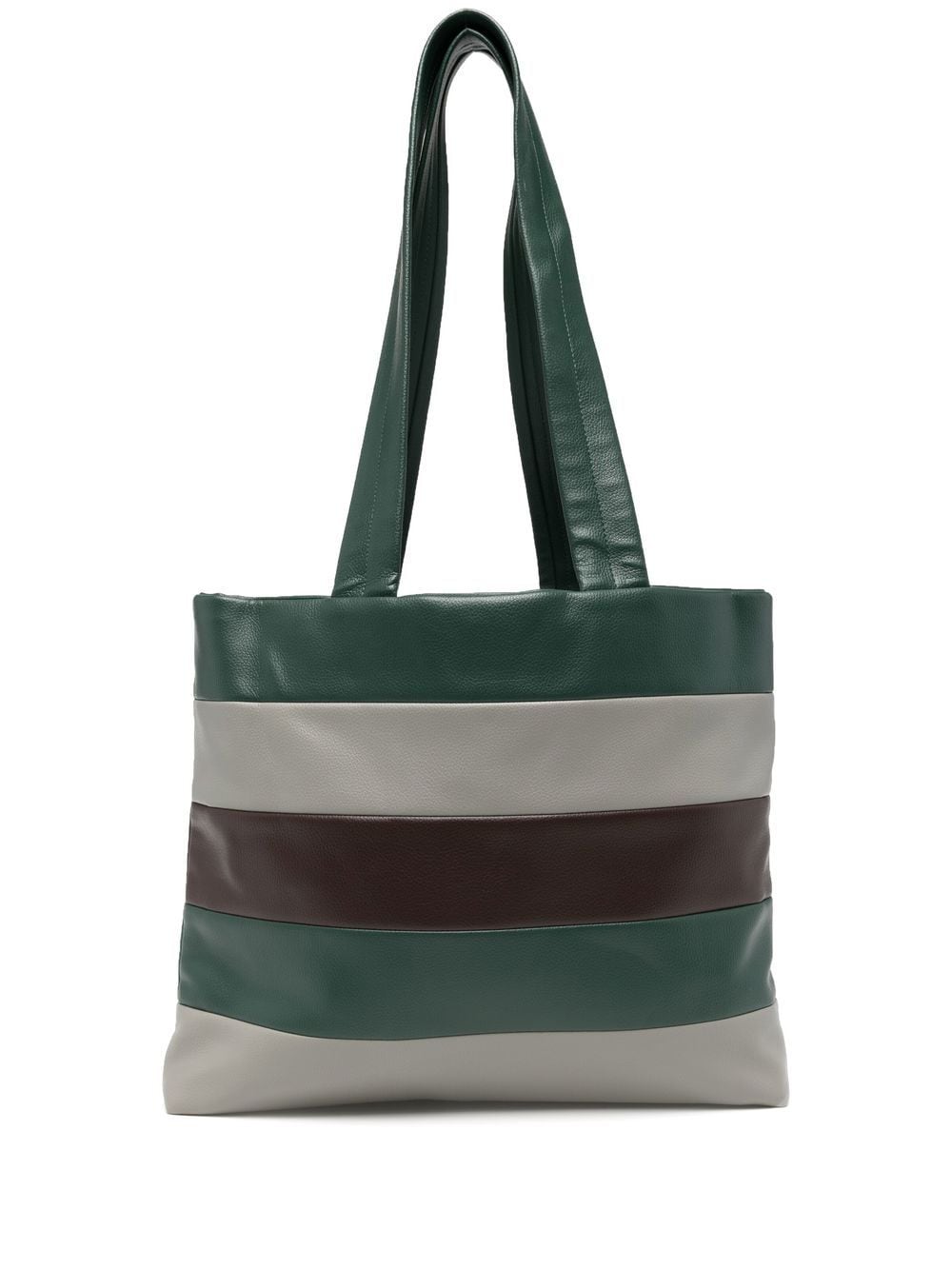 0711 Harper colour-block tote bag - Green von 0711