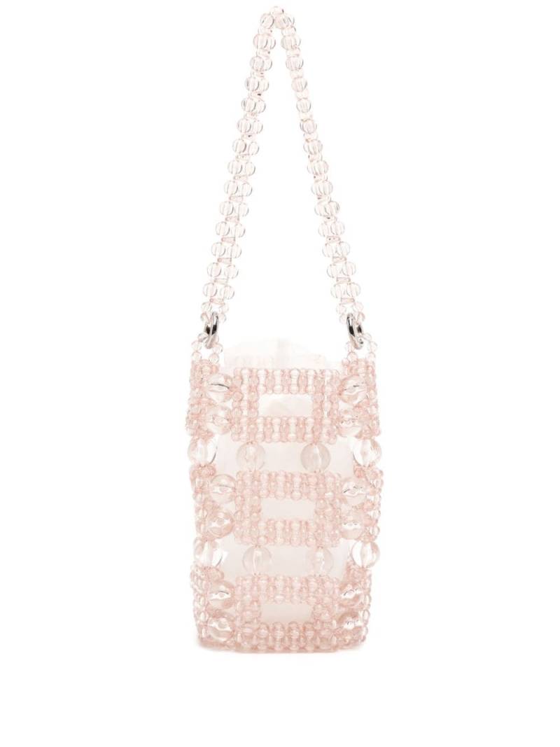 0711 bead-embellished tote bag - Pink von 0711