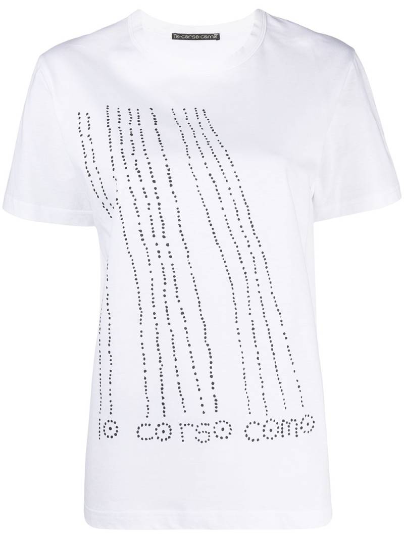 10 CORSO COMO logo-print cotton T-shirt - White von 10 CORSO COMO