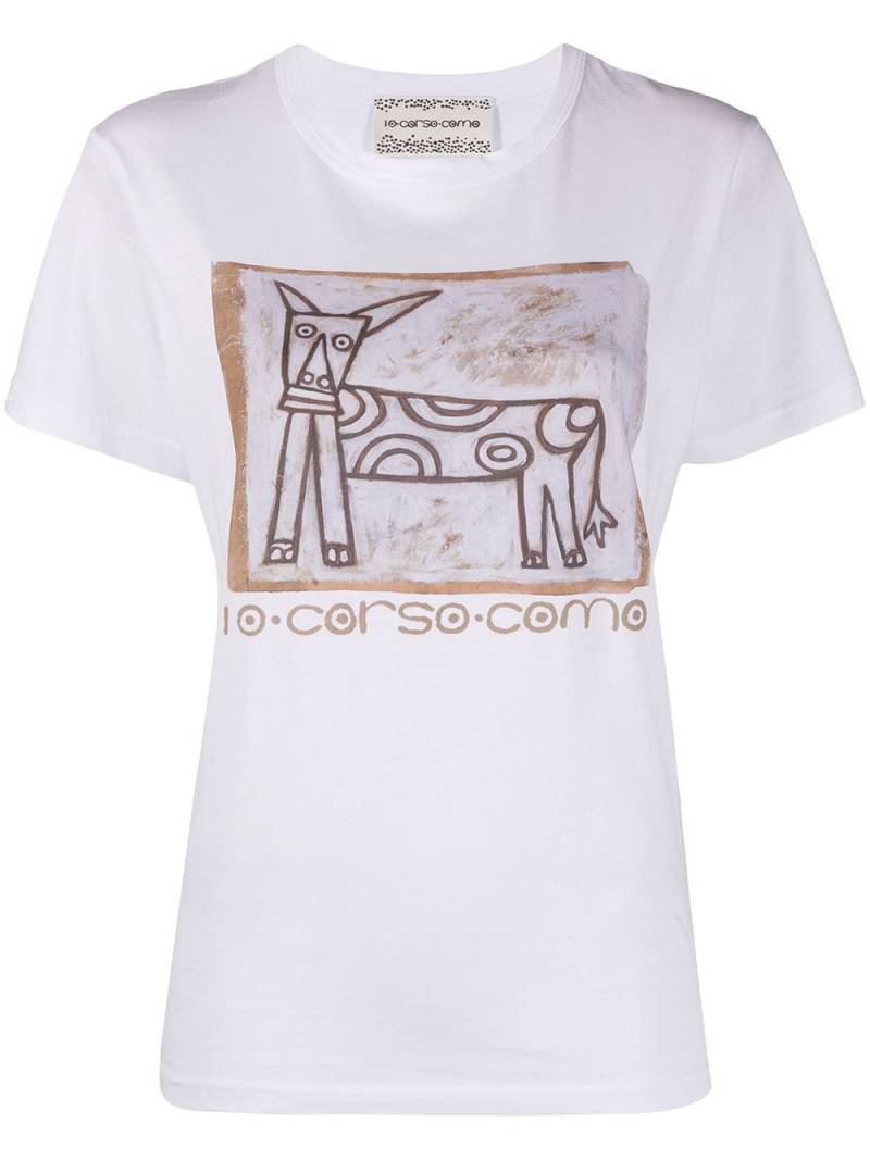 10 CORSO COMO graphic-print T-shirt - White von 10 CORSO COMO