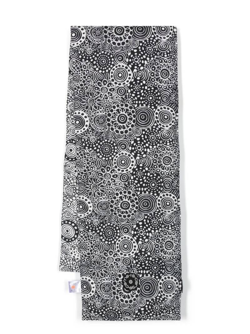 10 CORSO COMO graphic-print padded scarf - Black von 10 CORSO COMO