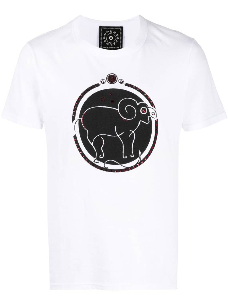 10 CORSO COMO graphic-print short-sleeve T-shirt - White von 10 CORSO COMO