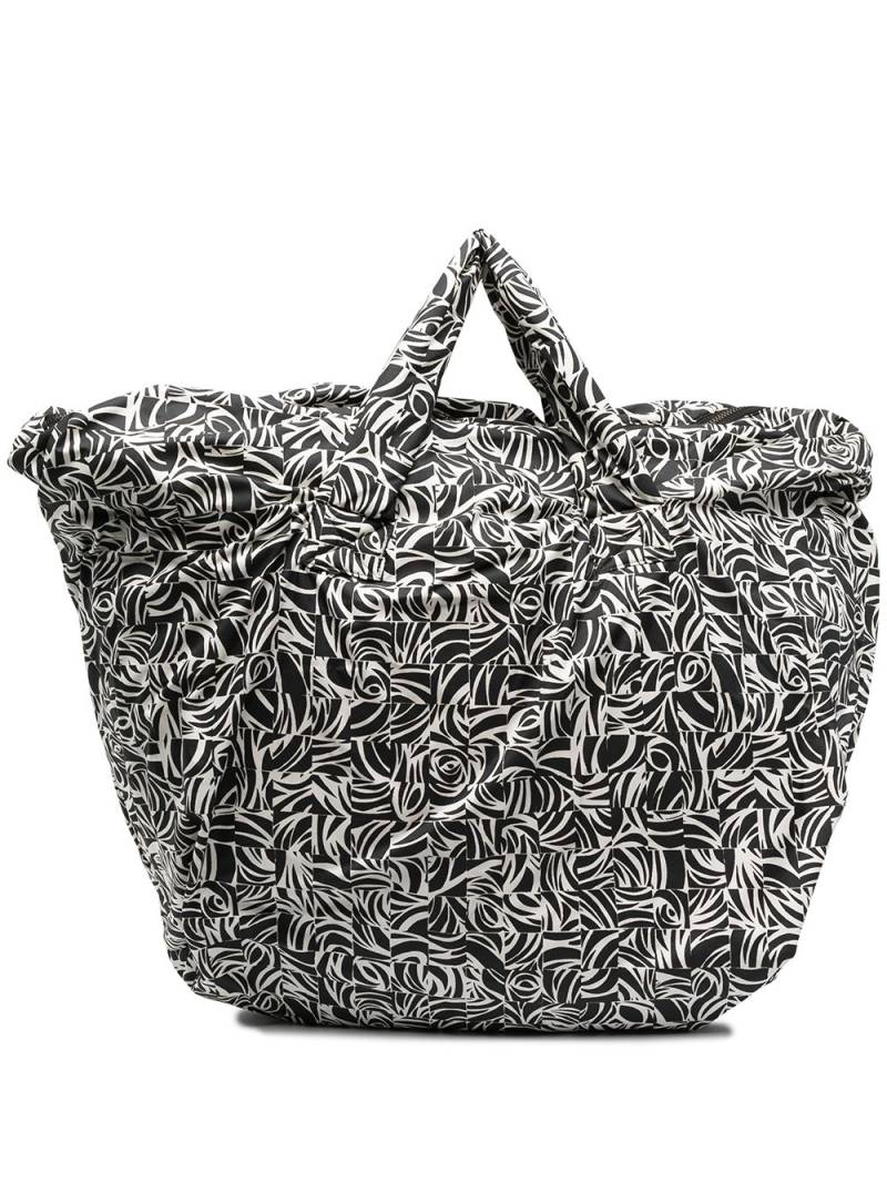 10 CORSO COMO large mosaic-print tote bag - Black von 10 CORSO COMO