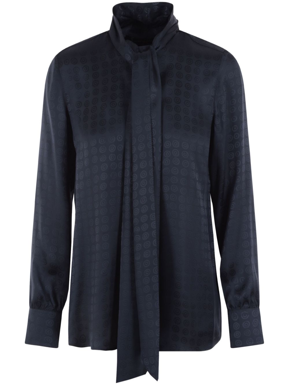 10 CORSO COMO lavallière shirt - Blue von 10 CORSO COMO