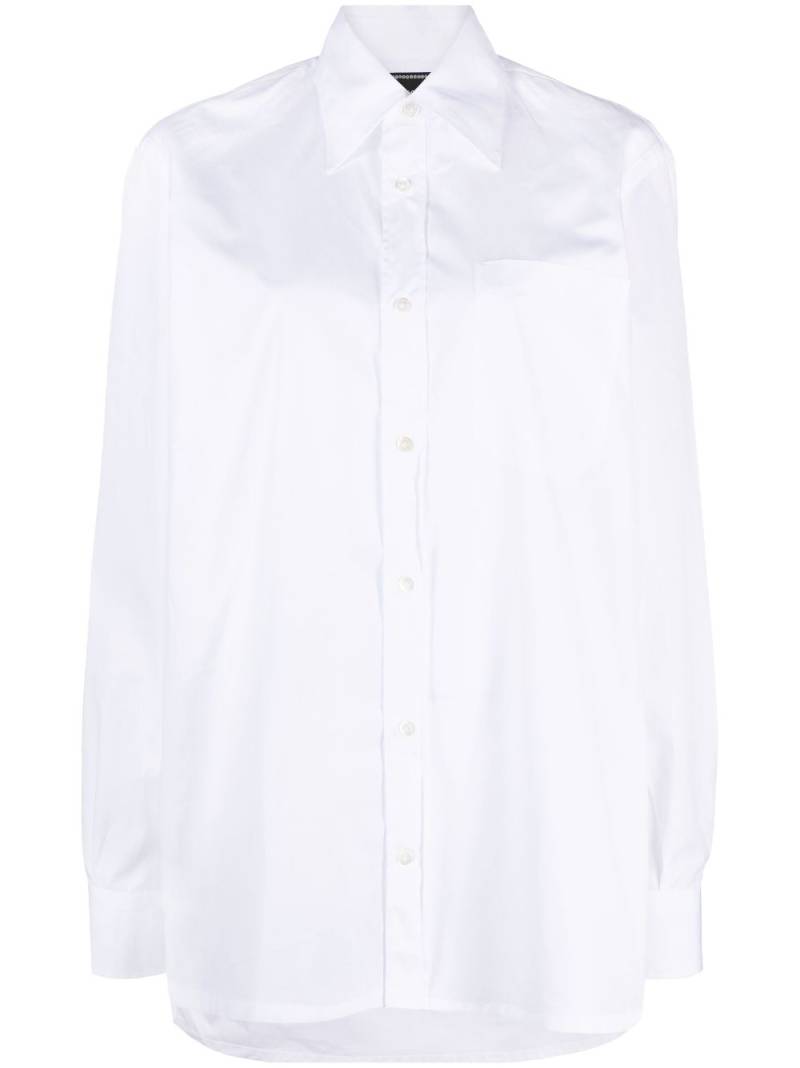 10 CORSO COMO long-sleeve cotton shirt - White von 10 CORSO COMO