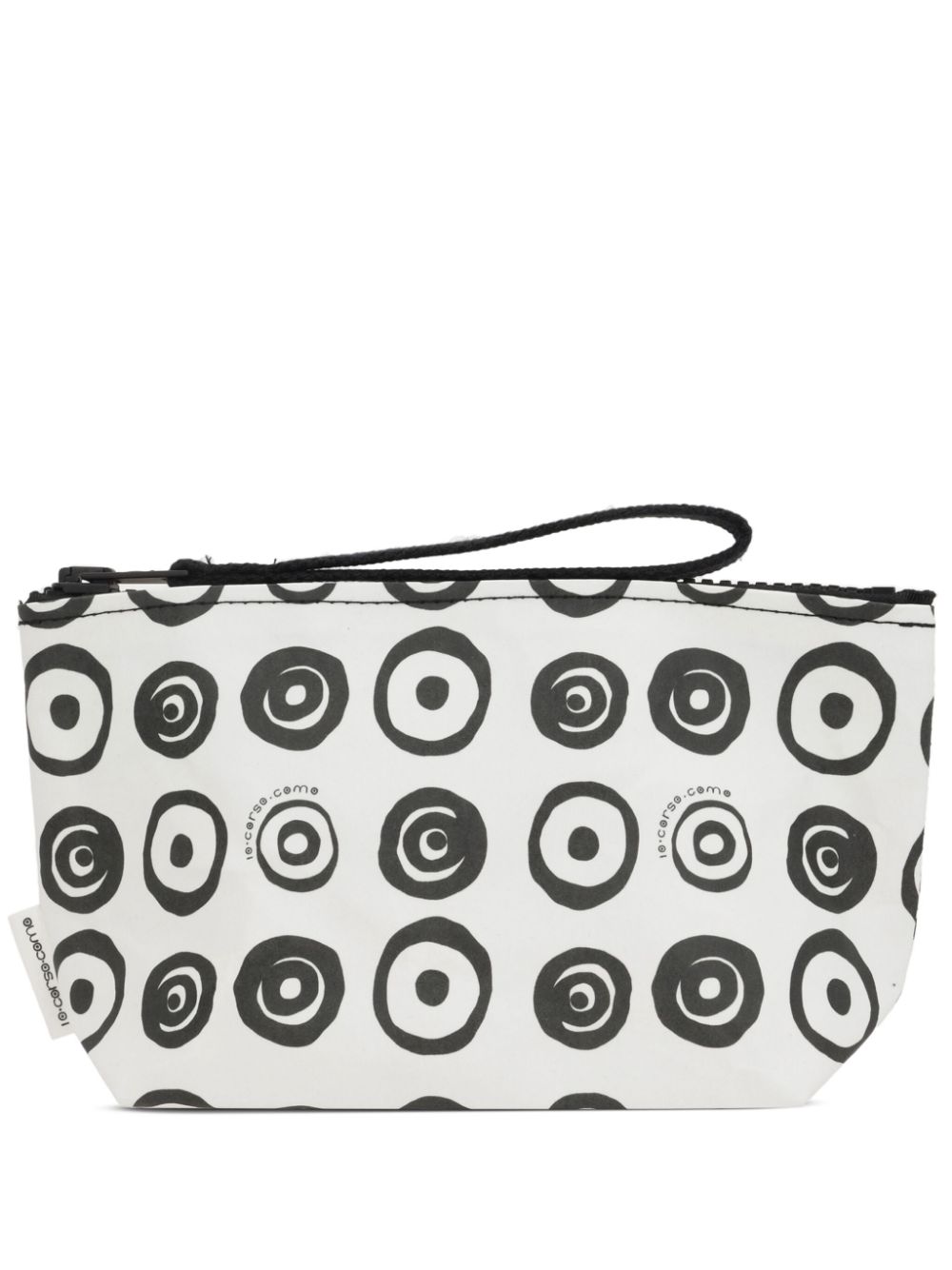 10 CORSO COMO signature circles-print wash bag - White von 10 CORSO COMO