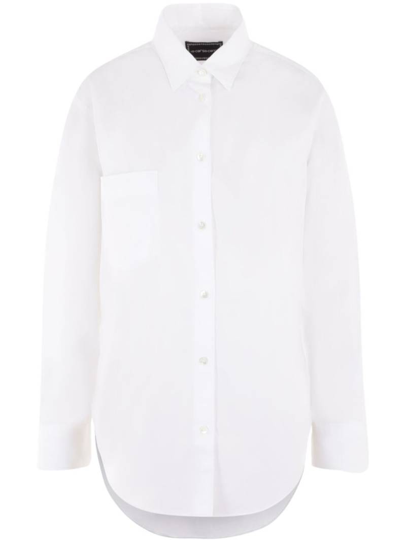 10 CORSO COMO slim-fit poplin shirt - White von 10 CORSO COMO