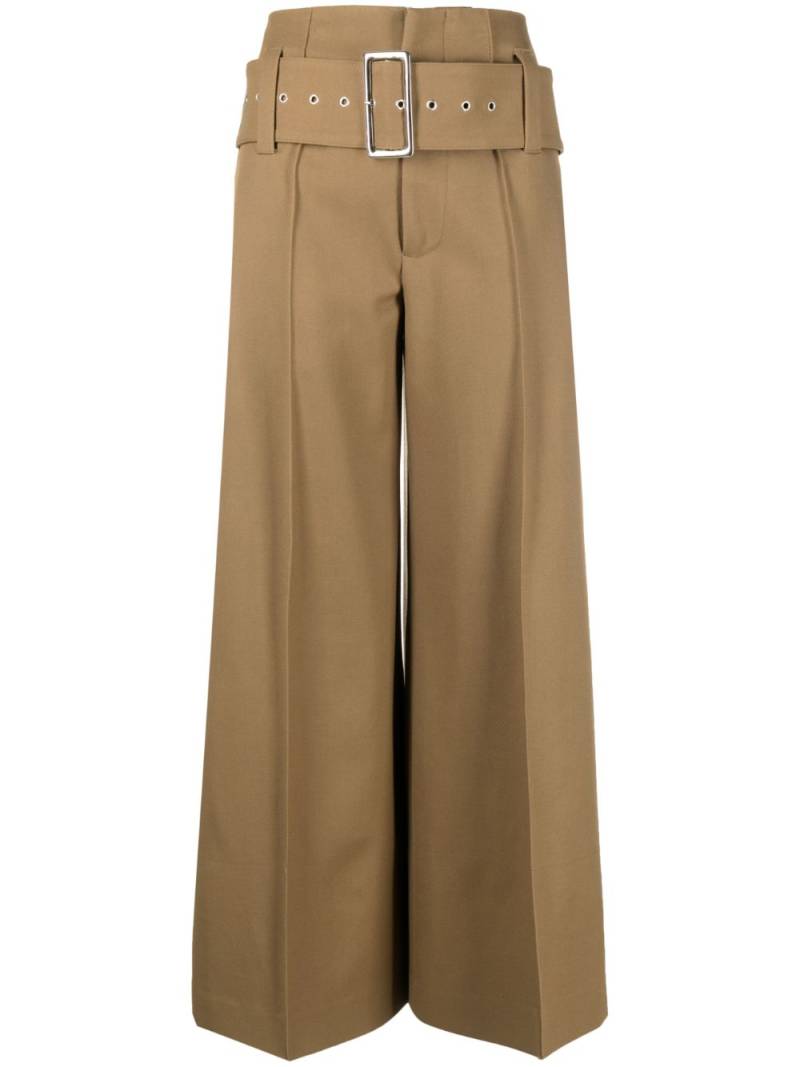 10 CORSO COMO wide-leg virgin wool trousers - Neutrals von 10 CORSO COMO