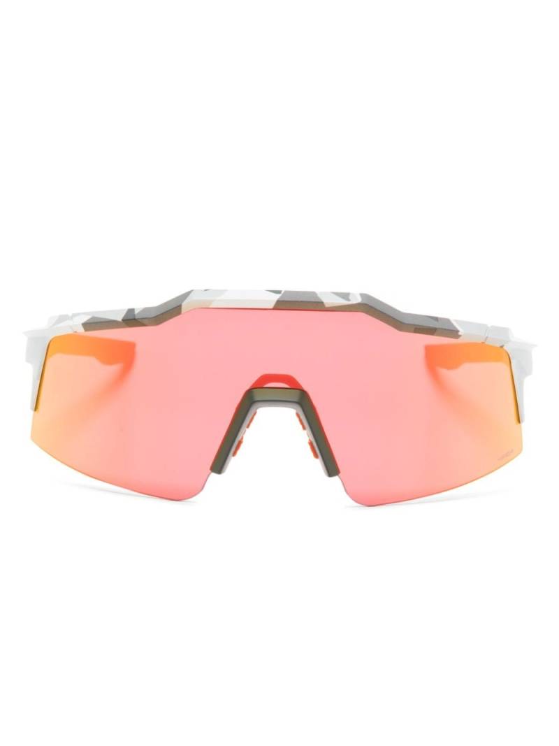 100% Eyewear Speedcraft oversize-frame sunglasses - Grey von 100% Eyewear