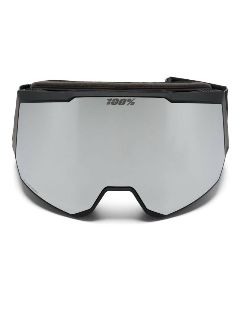 100% Eyewear x Nico Porteous Snowcraft XL mirrored ski goggles - Black von 100% Eyewear