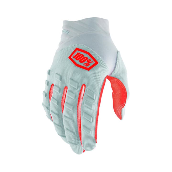 100% Airmatic Bike-Handschuhe hellgrau von 100%