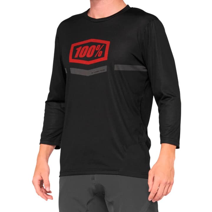 100% Airmatic Bikeshirt kohle von 100%