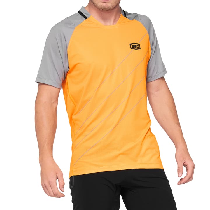 100% Celium Bikeshirt hellorange von 100%