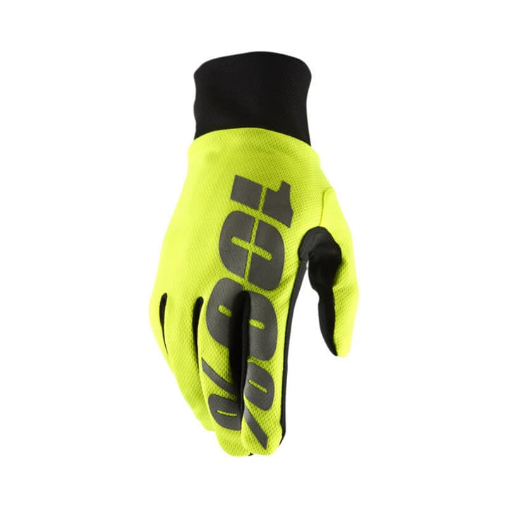 100% Hydromatic Bike-Handschuhe neongelb von 100%