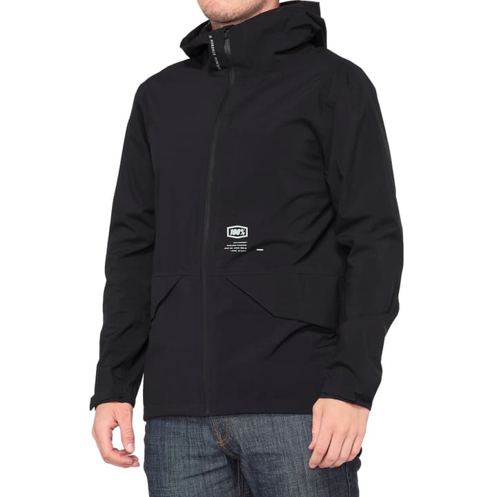 100% Hydromatic Regenjacke schwarz von 100%