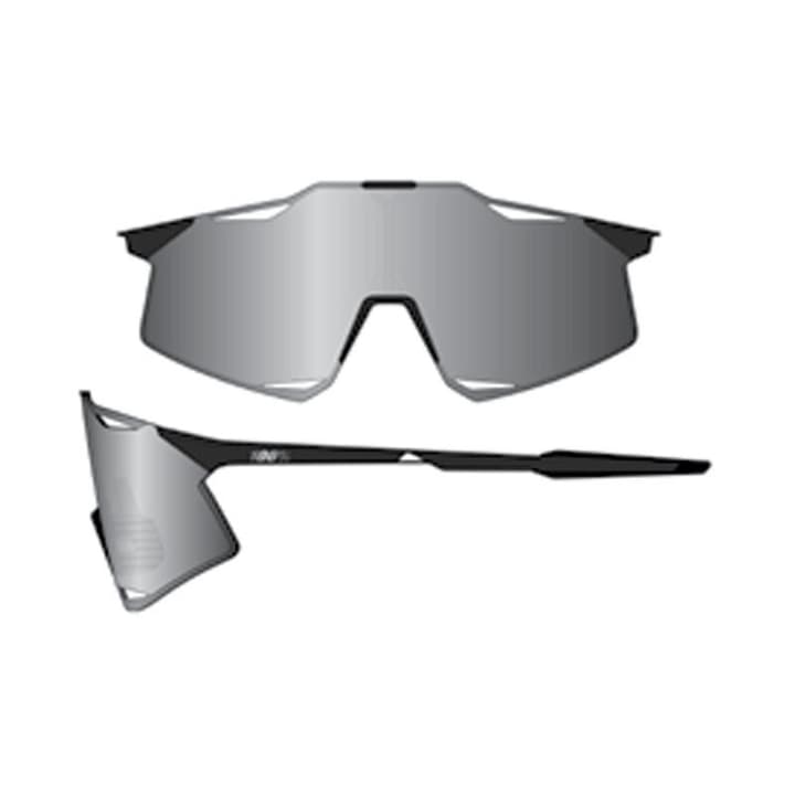 100% Hypercraft Sportbrille schwarz von 100%