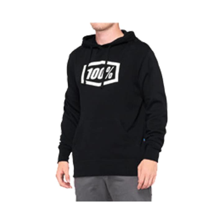 100% Icon Hoodie schwarz von 100%