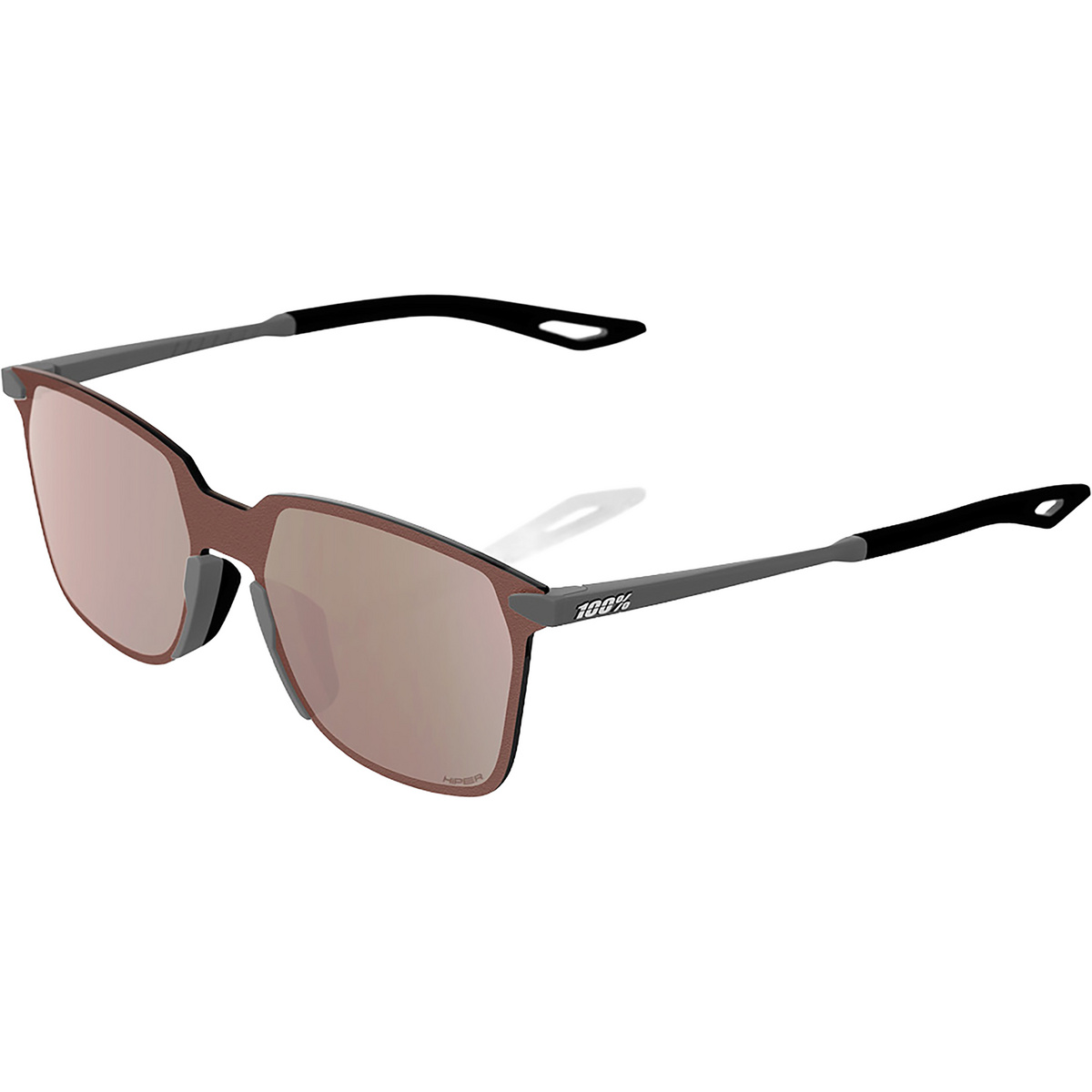 100% Legere Square HiPER Mirror Lens Sportbrille von 100%