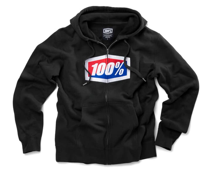 100% Official Hoodie schwarz von 100%