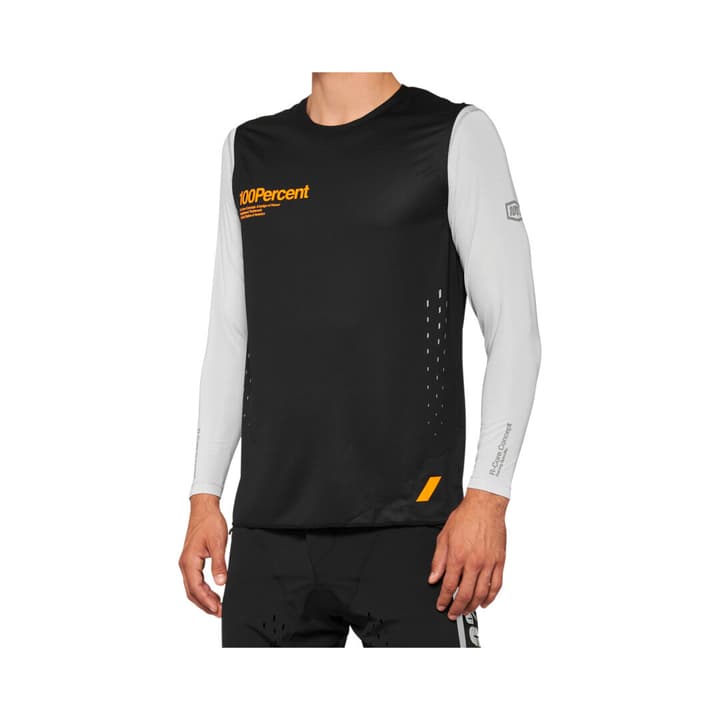 100% R-Core Concept Bikeshirt schwarz von 100%