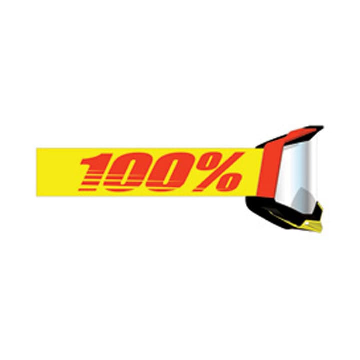 100% Racecraft 2 MTB Goggle gelb von 100%