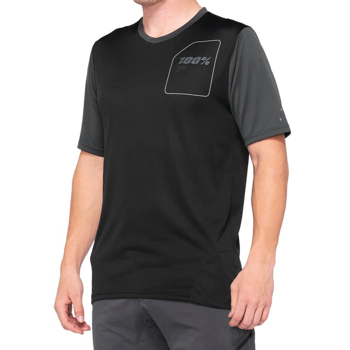 100% Ridecamp Bikeshirt schwarz von 100%