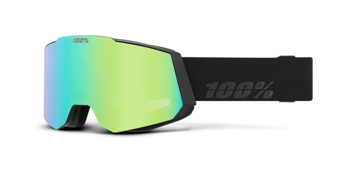 100% Snowcraft Hiper Skibrille kohle von 100%