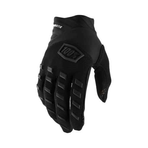 100% AIRMATIC Gloves - schwarz-grau (Grösse: 2XL) von 100percent