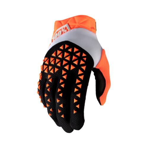 100% Airmatic Gloves - orange (Grösse: S) von 100percent