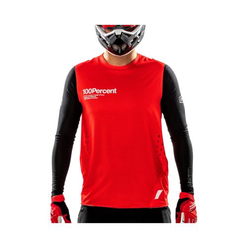 100% BIB Jersey R-Core Concept - rot (Grösse: M) von 100percent