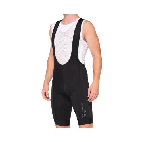 100% BIB-Shorts Exceeda - schwarz-charcoal (Grösse: M) von 100percent