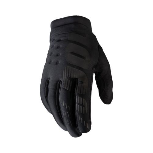 100% Brisker Gloves - black M von 100percent