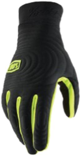 100% Brisker Xtreme - black/fluo yellow (Grösse: M) von 100percent