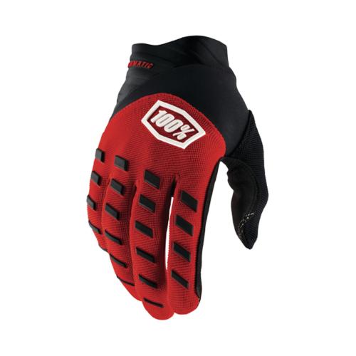 100% Handschuhe - Airmatic Youth - rot-schwarz (Grösse: KS) von 100percent