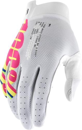 100% ITRACK Gloves System White - weiss (Grösse: S) von 100percent