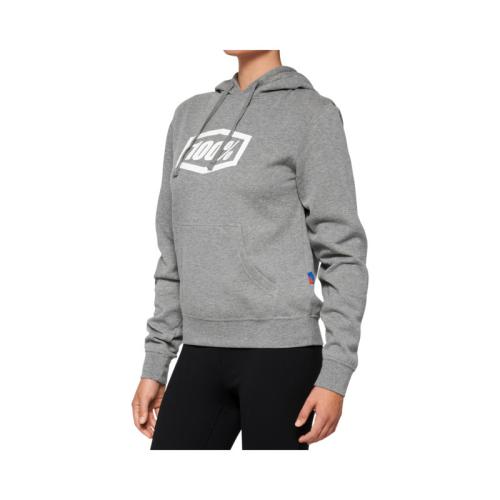 100% Icon Women's Hoodie - heather grey M von 100percent