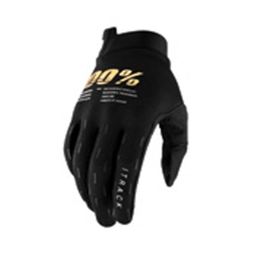 100% Itrack Gloves - black (Grösse: M) von 100percent