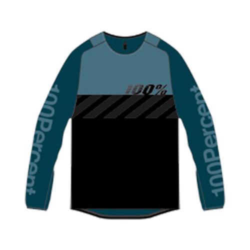 100% Jersey R-Core - schwarz-slate (Grösse: L) von 100percent