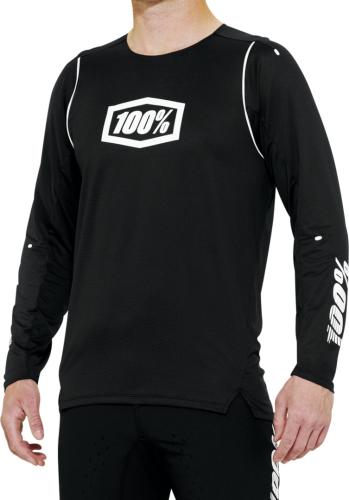 100% R-CORE-X Long Sleeve Jersey - schwarz (Grösse: XL) von 100percent