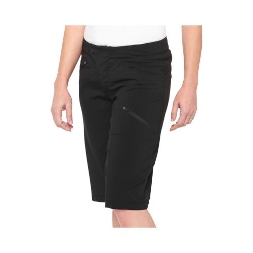 100% Ridecamp Women Shorts - black (Grösse: M) von 100percent